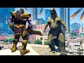 ТАНОС ПРОТИВ ГОДЗИЛЛЫ В ГТА 5 МОДЫ! THANOS VS GODZILLA ОБЗОР МОДА В GTA 5! ИГРЫ ГТА ВИДЕО MODS