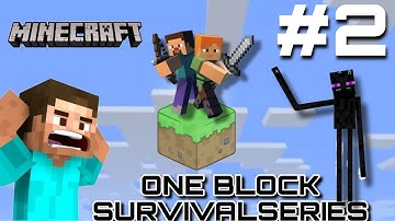 Minecraft one block Survival series Part 2 #minecraft #oneblock