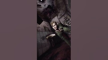 James Sunderland and Pyramid Head raving in the toilet.