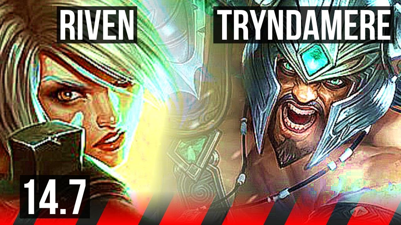 RIVEN vs TRYNDA (TOP) | 76% winrate, Quadra, 46k DMG, 6 solo kills, Legendary | NA Diamond | 14.7