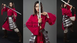 ProCosplay ‖ Mulan Cosplay Costume Model Display