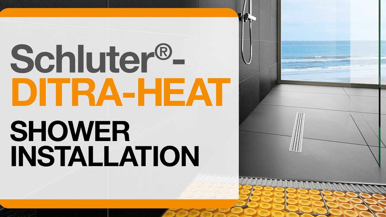 How To Install A Ditra Heat Floor Warming In A Shower Protradecraft