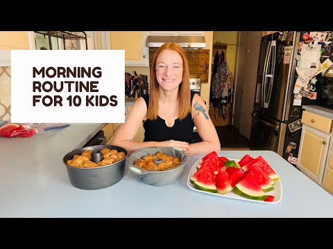 MORNING ROUTINE FOR 10 KIDS