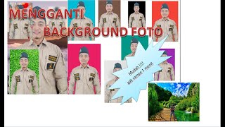 Cara Mengganti Background Foto dengan Warna Merah, Biru | Latar Belakang Pemandangan screenshot 2