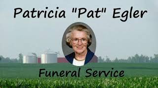 Patricia Egler Funeral Service