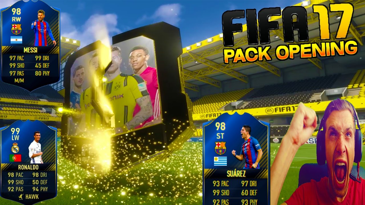 FIFA 17 TOTY INCREDIBLE PACK OPENING !!! - YouTube