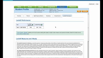 Finding Student Lexile Levels