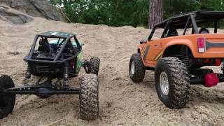 Axial Capra, Axial Wraith 1.9 A Nice Day Out, Coastal Crawling.