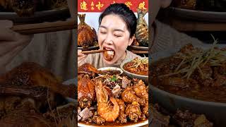 eating Chinese cuisine ASMR #mukbang #trending #shorts #viralshorts #food