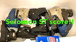 Cleaning 6 FREE Pairs of Salomon ST Series aggressive in-line skates from the 90s & 2000s