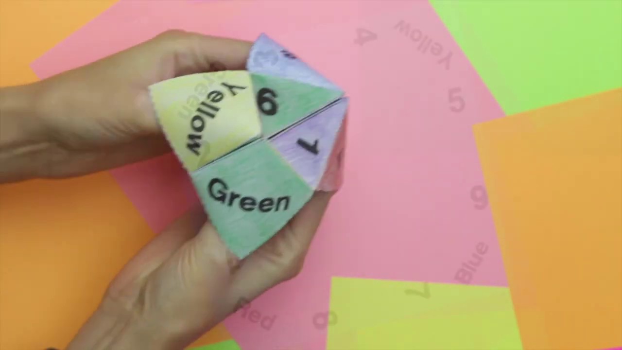 How To Make A Fortune Teller Game - YouTube