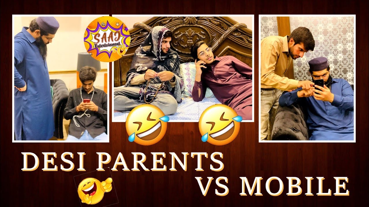 "Desi Parents Vs Mobile Phone" | A comedy video 😂 | SAAJ ENTERTAINMENT