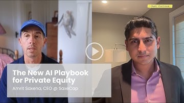 The New AI Playbook for Private Equity with Amrit Saxena, CEO @ SaxeCap