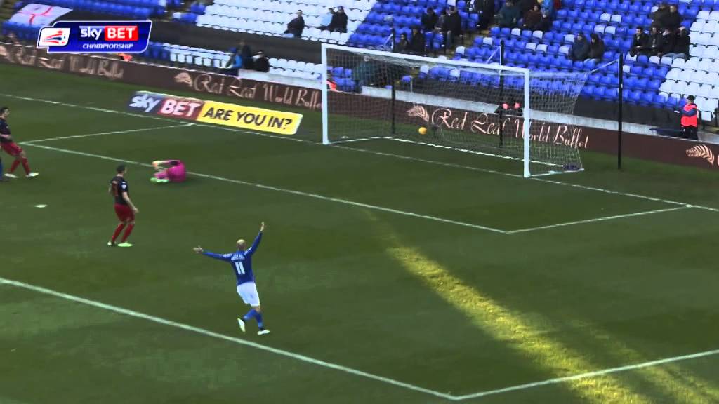 football score Birmingham 6-1 Reading Sky Bet Championship Season 2014-15