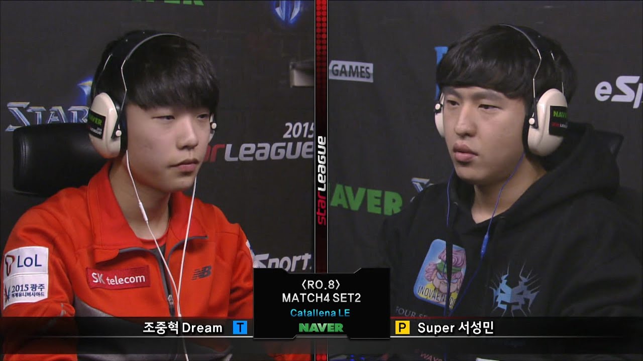 [SSL 2015] Dream vs Super RO8 Match2 Set2 -EsportsTV, Starcraft 2