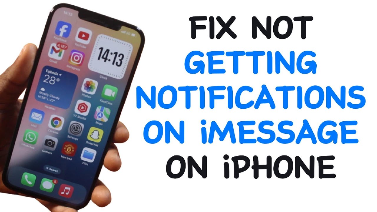 How to Fix Not Getting Notifications on iMessage on iPhone - YouTube