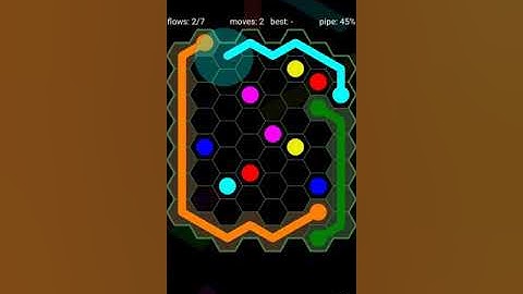 How To Solve Flow Free Hexes 8x8 Mania Level 108 Board Walk Through Solution Walkthrough