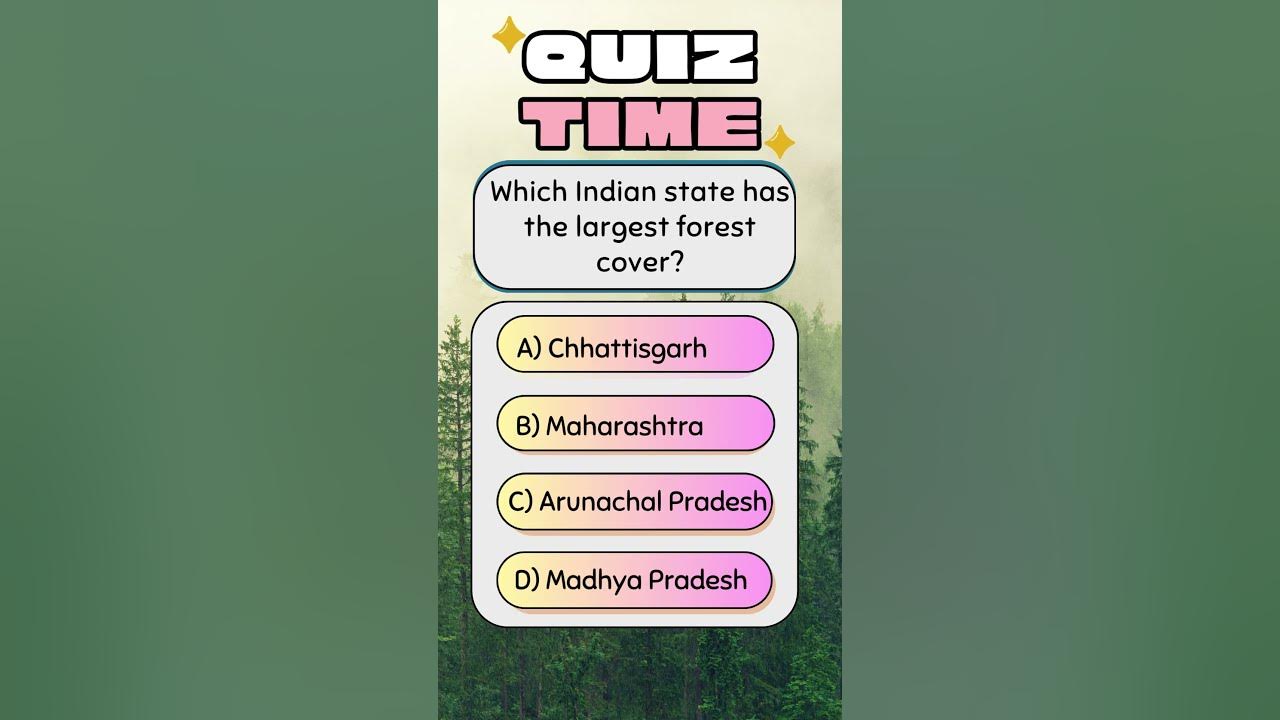 which-indian-state-has-the-largest-forest-cover-quiz-upsc-study