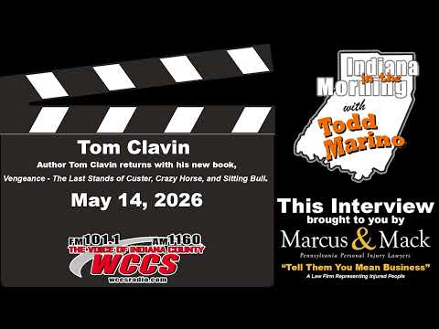 Indiana in the Morning Interview: Tom Clavin (05-14-26)