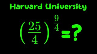 Harvard University Exponential Problem | Harvard University Entrance Examination