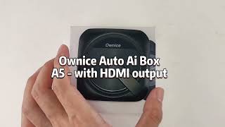 ownice a5 hdmi output demo