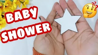 أفكار سهلة للسبوع + حفلة السبوع، النجوم، كتابه أى كلمة ونقلها على الفوم?. baby shower