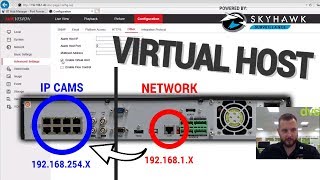 access hikvision camera on internal network via an external network