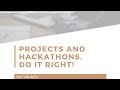Acm talks 30 part 1  projects and hackathons how to do it right   atharwa adawadkar