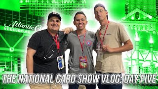 Spending 8 HOURS At Our Table BUYING Sports Cards  DAY FIVE NATIONAL VLOG