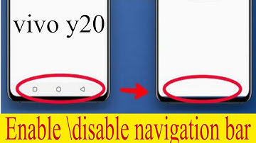 how to hide navigation bar in vivo y20||Vivo y20 Button settings||System navigation home button hide