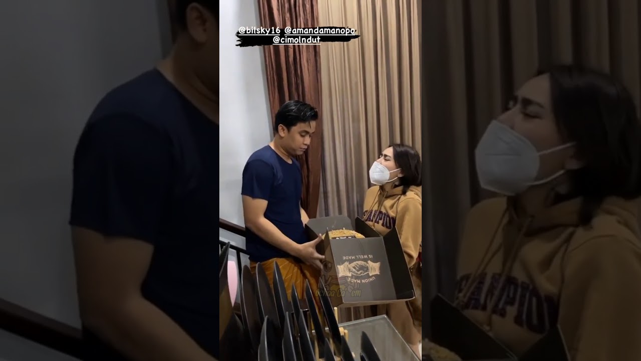KEJUTAN AMANDA MANOPO DI ULANG TAHUN BILLY SYAHPUTRA . WADIDAW AMANDA KASIH APA YA !!!