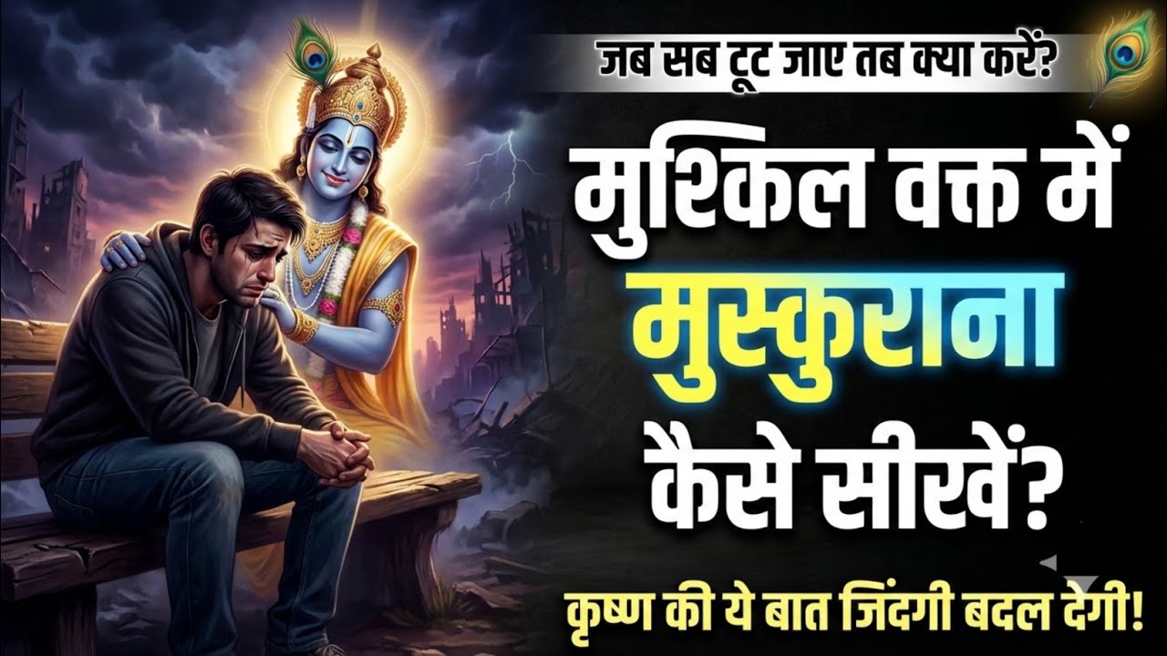 मुश्किल वक्त में मुस्कुराना कैसे सीखें? | Krishna Motivational Speech | Life Changing Motivation |