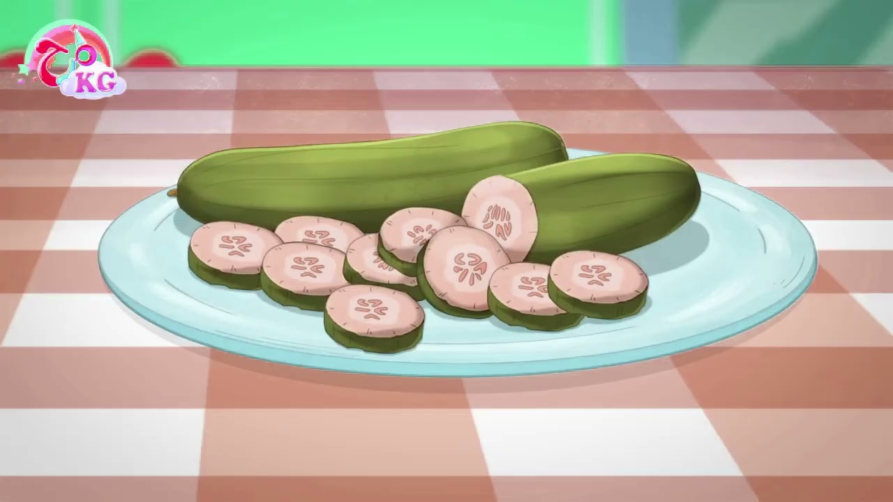 Cucumber Vegetable Arabic Song Marah KG Effects Sponsored By Klasky Csupo 2001 Effects 