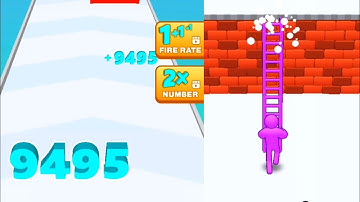 Number Run Shooting Vs Ladder Master| Max Levels| Android ios gameplay