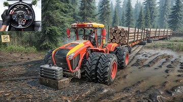 Ultimate Logging Challenge With Futom 7290RA | Season 14 | SnowRunner | Logitech G29 Gameplay  #1001