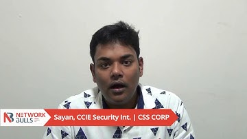 Sayan Sharing Network Bulls CCIE Security Training in India Reviews, Watch Now