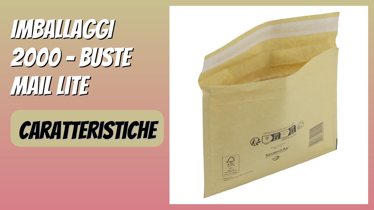 IMBALLAGGI 2000 - Buste Postali Imbottite iM@il - 400 Pezzi da 16x18cm -Buste Imbottite per Spedizione - Buste con Pluriball Ideali per Spedire e Proteggere Oggetti