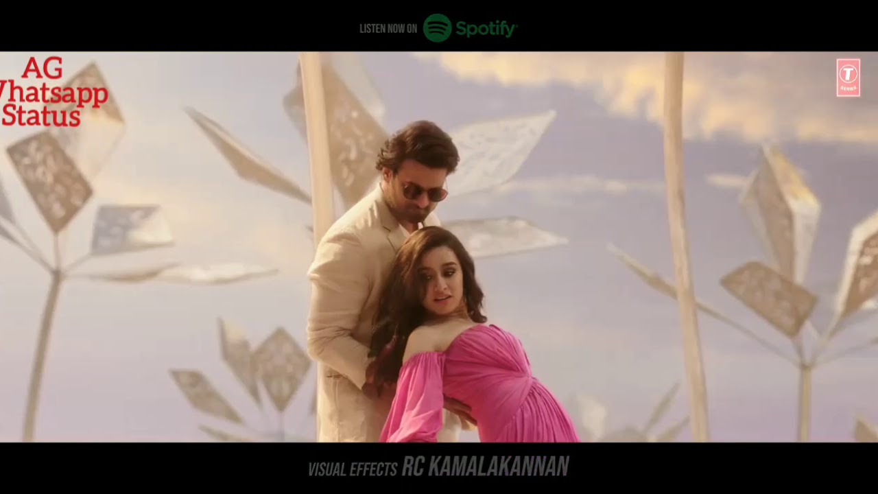Baby Won't You Tell Me Song Whatsapp Status Prabhas & Shraddha Kapoor Song Whatsapp Status