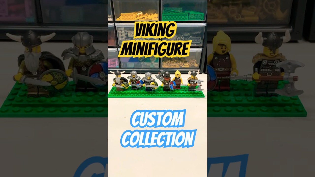 LEGO Tutti i miei Vichinghi CUSTOM in un solo video! ⚔️🔥