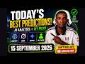 TODAY'S FOOTBALL PREDICTIONS (15/09/2026) - AI vs My Picks | I Used AI to Get Today's Betting Tips