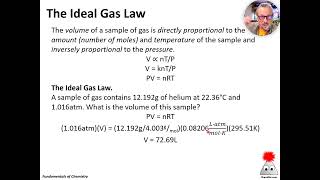 Ideal Gas Law (c110-0804)