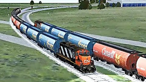 Train Sim - California Coast Using EMD GP9 - Simulasi Kereta Api