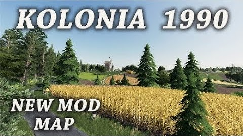 NEW MOD MAP "KOLONIA 1990" Farming Simulator 19 PS4 MAP TOUR (Review) FS19.
