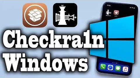 iOS 15 Jailbreak iOS 15.4.1 - 15.5 CheckRa1n Windows?