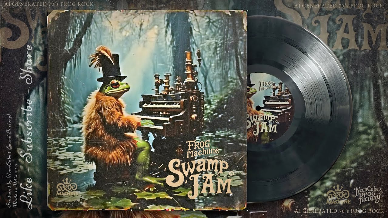 Frog Machine - Swamp Jam | 70's Progressive Rock / Prog Rock