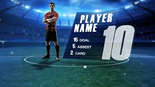 Soccer Players - After Effects Template Videohive