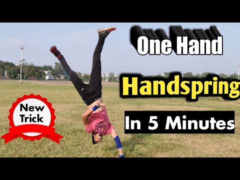 How To Do ???? Handspring || Eine Hand Handspring von Sandeep Lowanshi