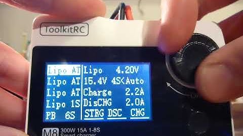 ToolkitRC M8 lipo charger - errors shown and clarified