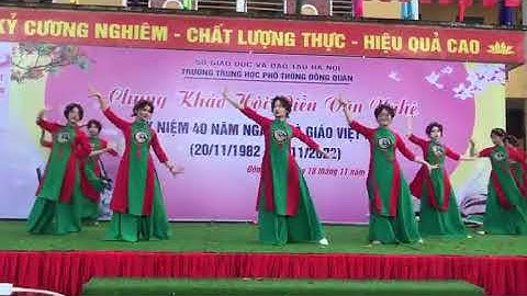 Múa: Hào Khí Việt Nam lớp 12A5 trường THPT Đồng Quan Phú Xuyên Hà Nội