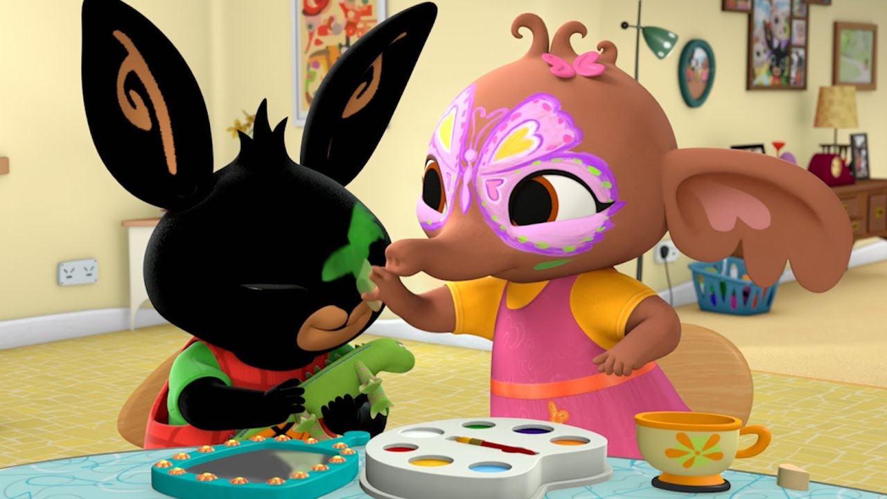 ⭐ Ansiktsmålning, Ett Kort Till Soola, Klä Ut Sig och MER! | Bing och Vänner - Svenska TV 🇸🇪